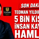 Teoman Yıldırım’dan 5 Bin Kişilik İnsan Kaynağı Hamlesi